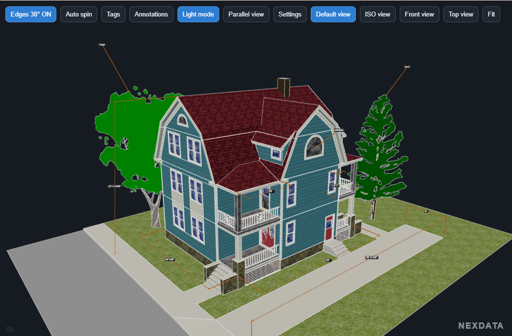 HTML3D Exporter Dark mode